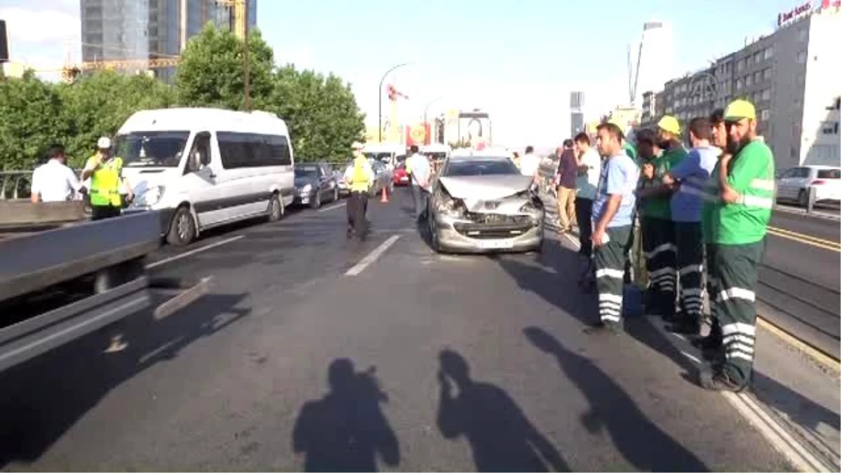 Şişli\'de Zincirleme Trafik Kazası