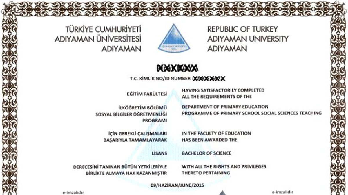 Adıyaman Üniversitesinde Elektronik İmzalı Diploma Dönemi