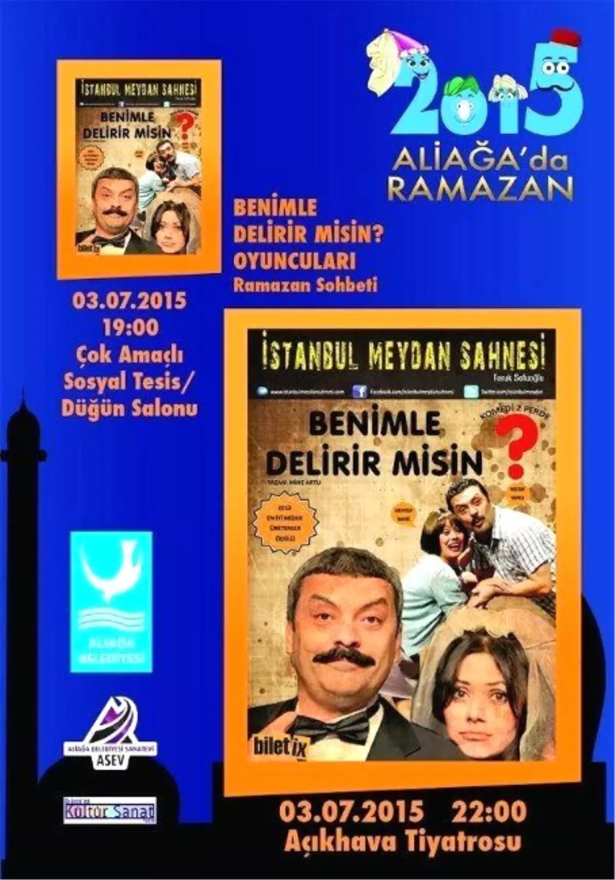 Benimle Delirir Misin?" Aliağa\'da Sahnelenecek