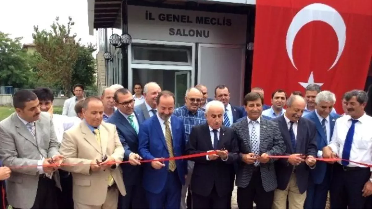 Edirne İl Genel Meclisi Yeni Hizmet Binası Törenle Açıldı