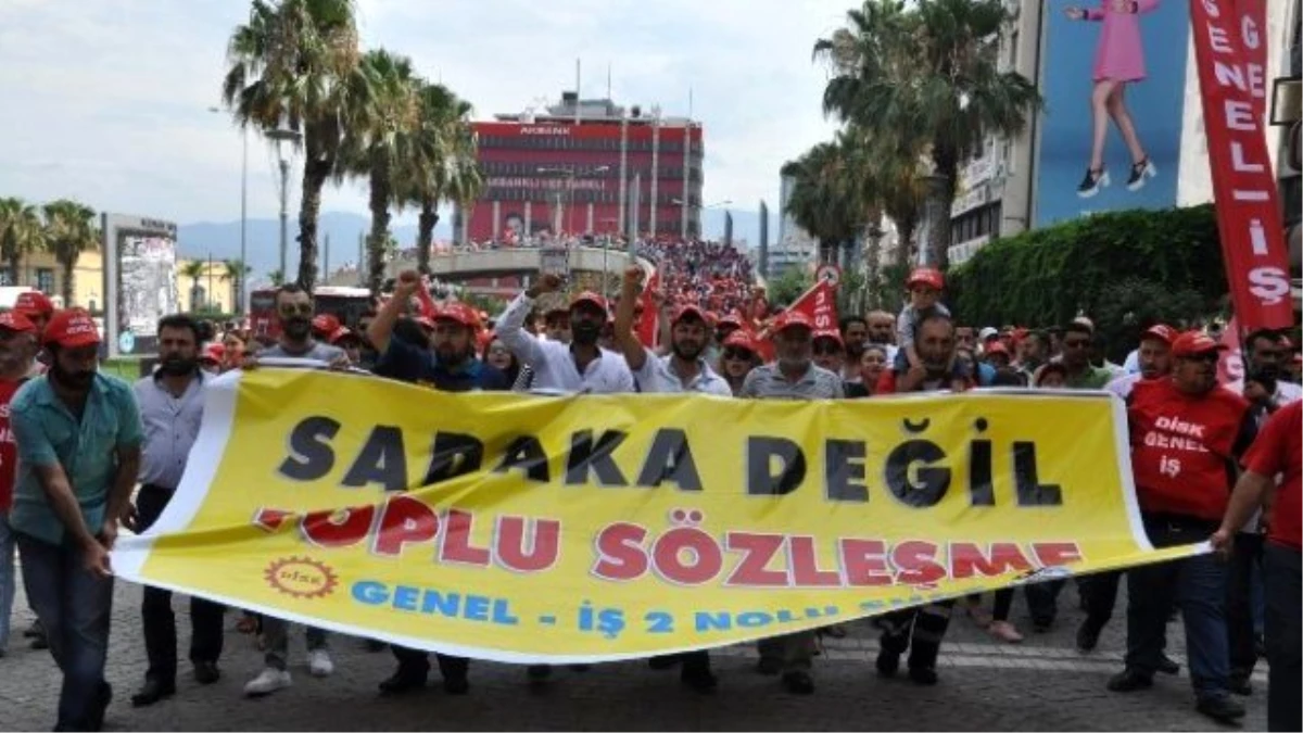 İzmir\'de Belediye İşçileri İş Bıraktı