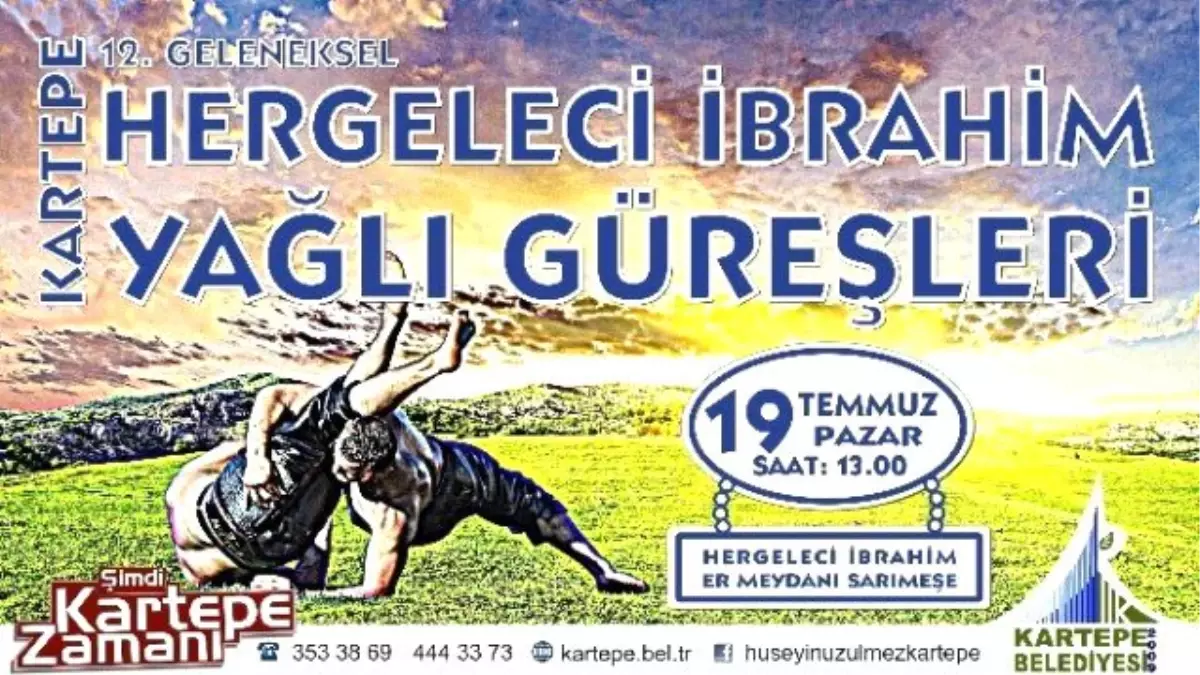 Kartepe\'de Bayramda Güreş Heyecanı Var