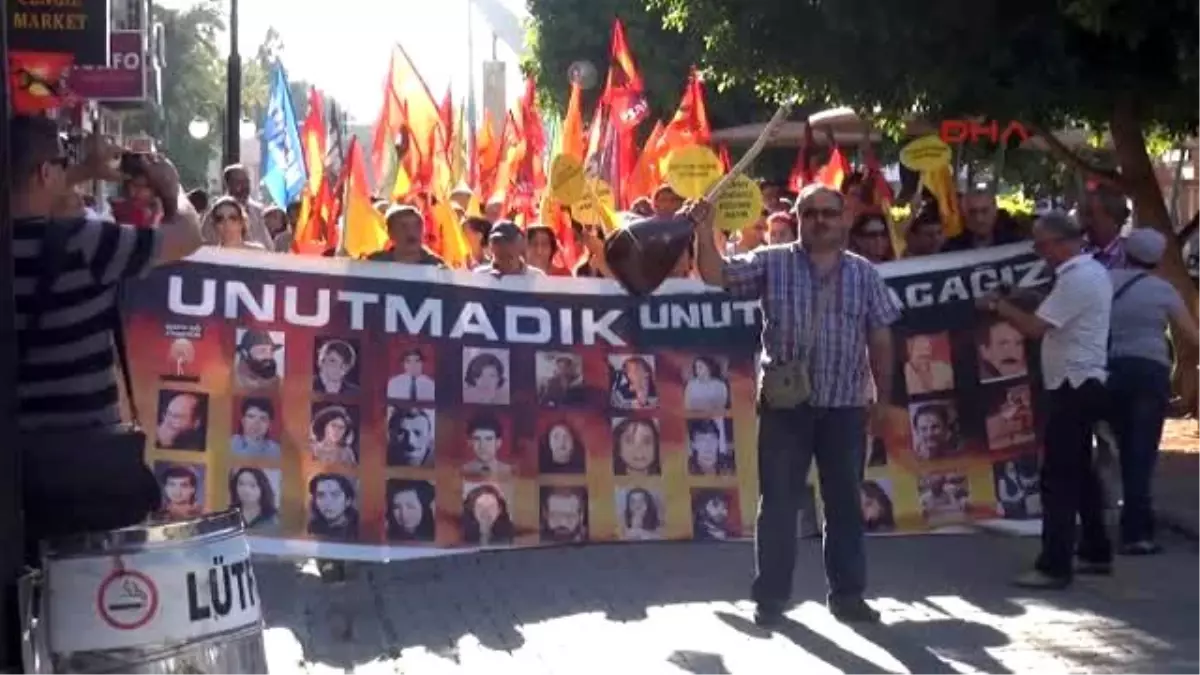 Tarsus Sivas Katliamını Semah Dönerek Protesto Ettiler