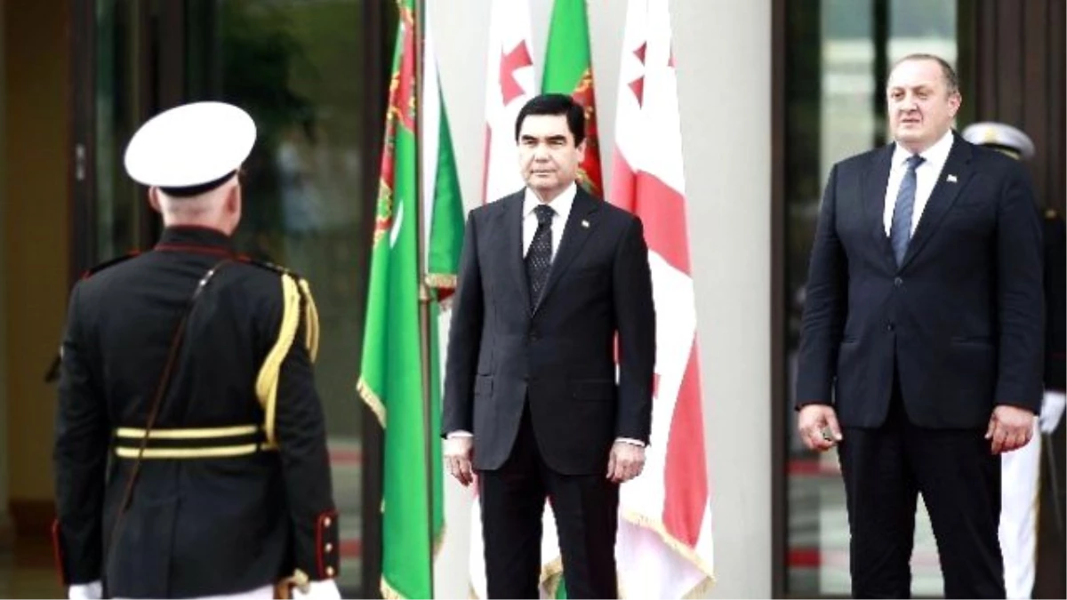 Türkmenistan Cumhurbaşkanı Berdimuhammedov Gürcistan\'da
