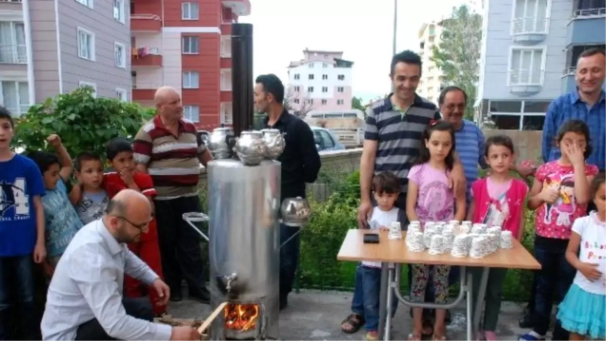 Çaylar Banyo Kazanından