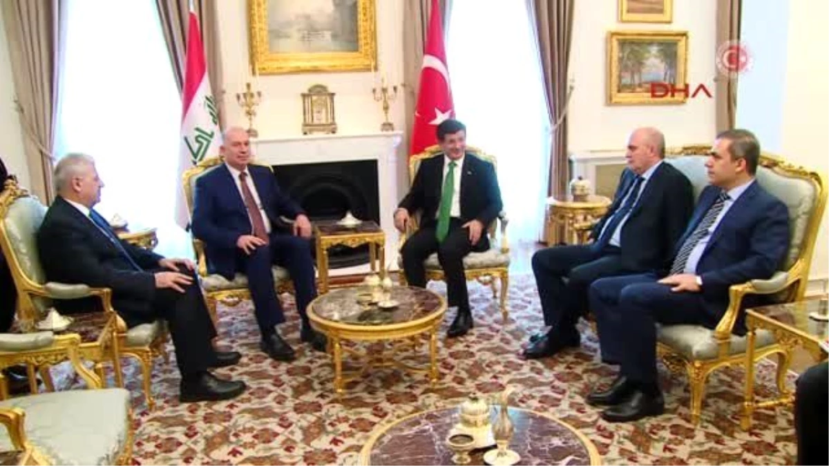 Davutoğlu, Irak Cumhurbaşkanı 1. Yardımcısı Nuceyfi ile Görüştü