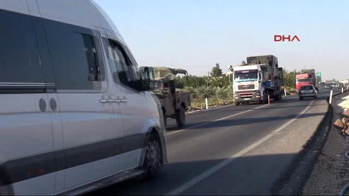 Kilis Ankara\'dan Suriye Sınırına Top ve Füze Bataryaları Sevk Edildi