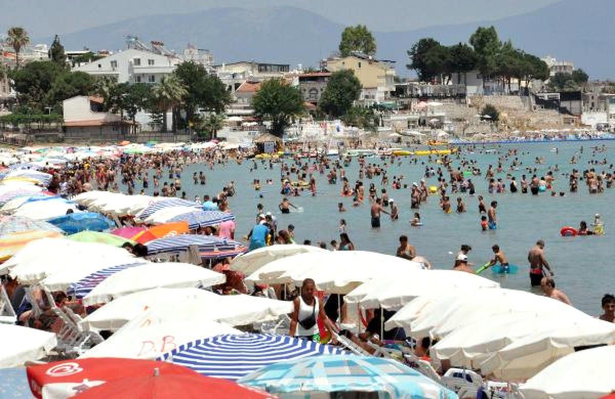 Didim Plajları Renklendi