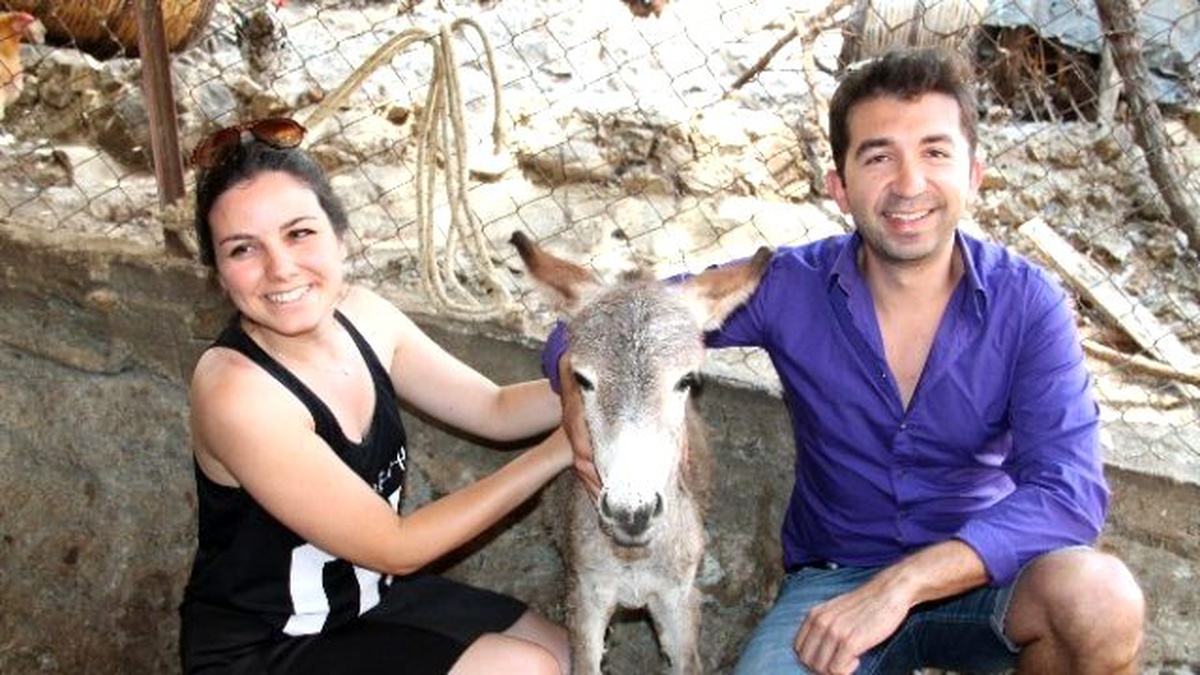 Evlenen Eşeklerin Yavruları İlgi Odağı Oldu