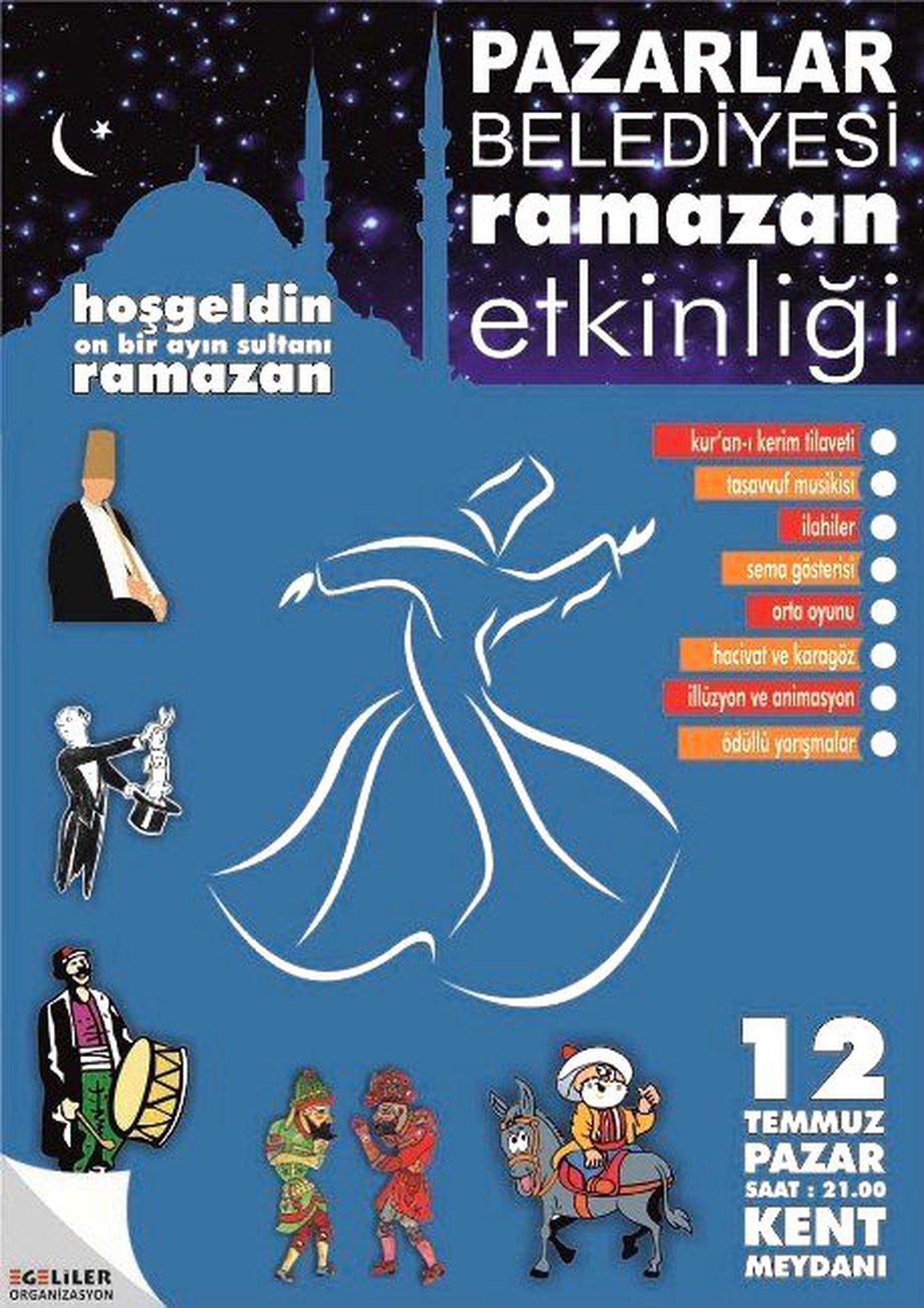 Pazarlar\'da Ramazan Etkinliği Düzenlenecek