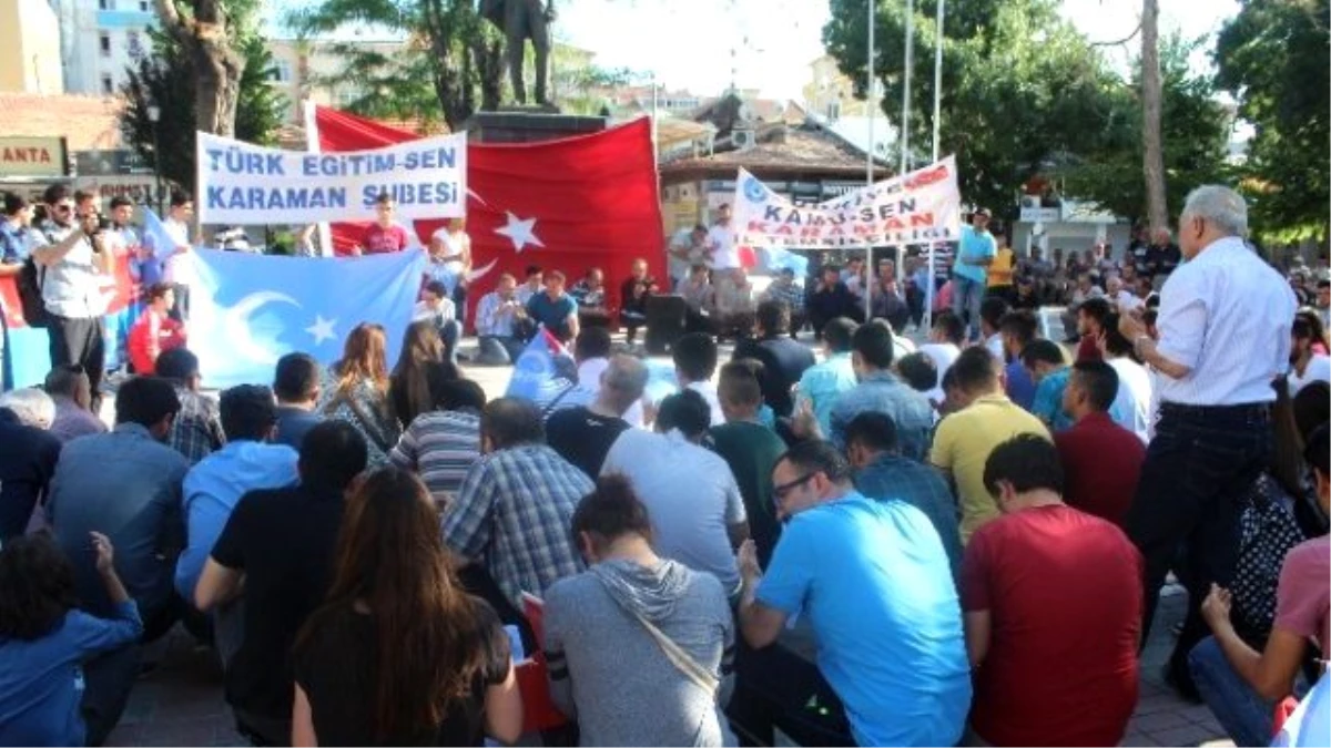 Ülkü Ocaklarından Sincan Uygur Özerk Bölgesi\'ndeki Uygulamalara Tepki