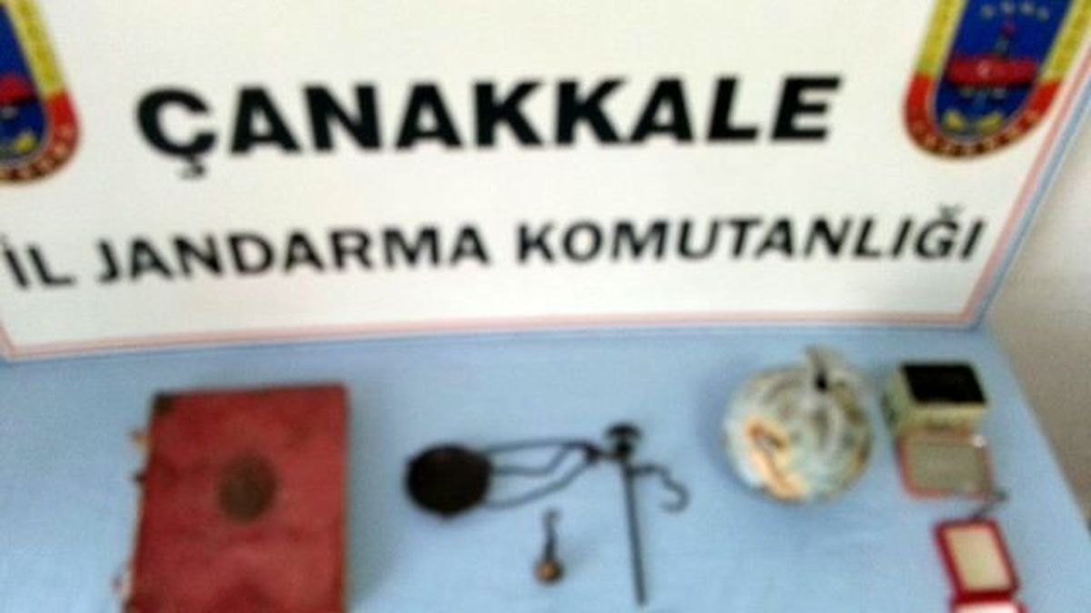 Çanakkale\'de Tarihi Eser Operasyonu