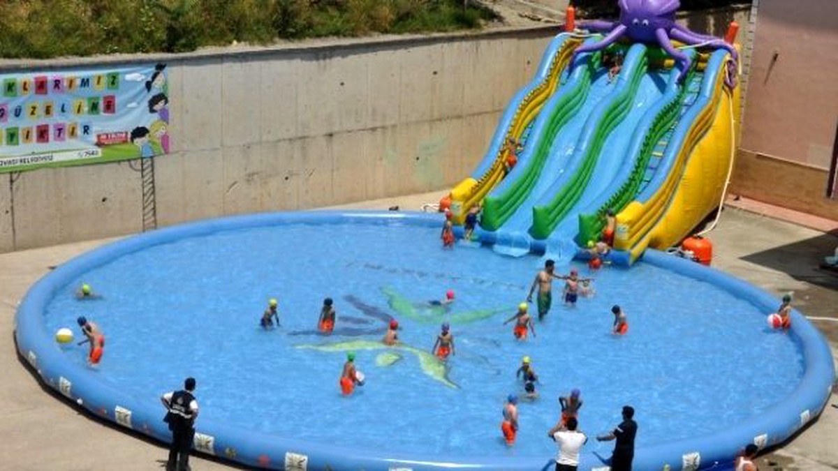 Dilovası\'nda Aquapark Hizmete Başladı.