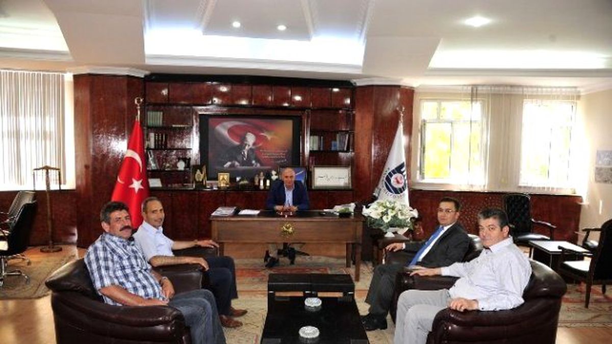 Sgk İl Müdürü Fındık\'tan Başkan Çalışkan\'a Ziyaret
