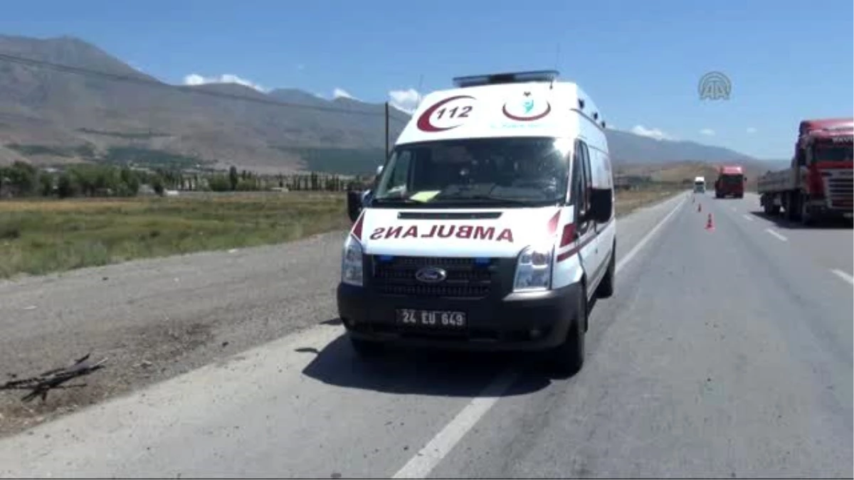 Erzincan\'da Trafik Kazası: 1 Yaralı