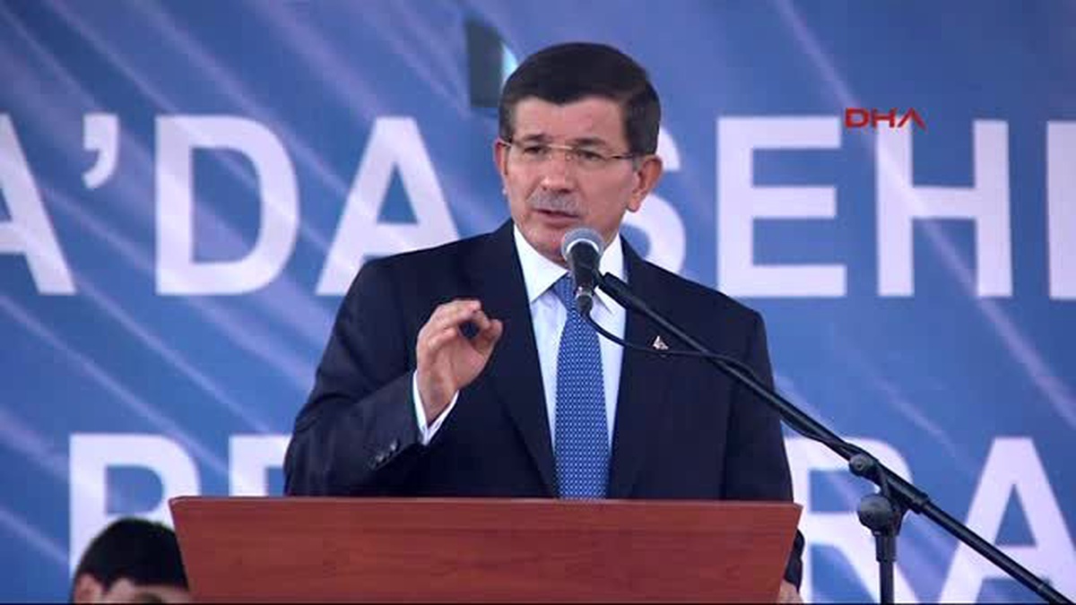 Van Davutoğlu\'ndan Hdp\'ye: Bu Vatanın Huzurunu Bozmak İsteyenler Çıkarsa Onların Karşısında Tedbir...