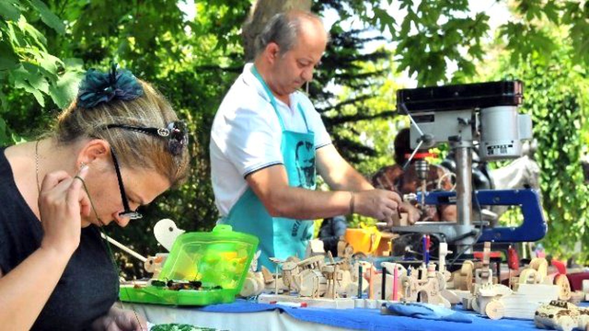 Akşehir Gülmece Parkı Sanat Atölyesine Dönüştü