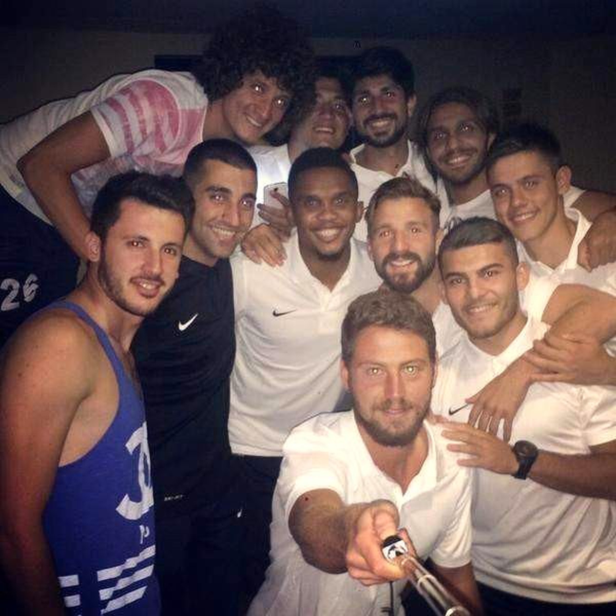 Antalyasporlu Futbolcularda Eto\'o Sevinci