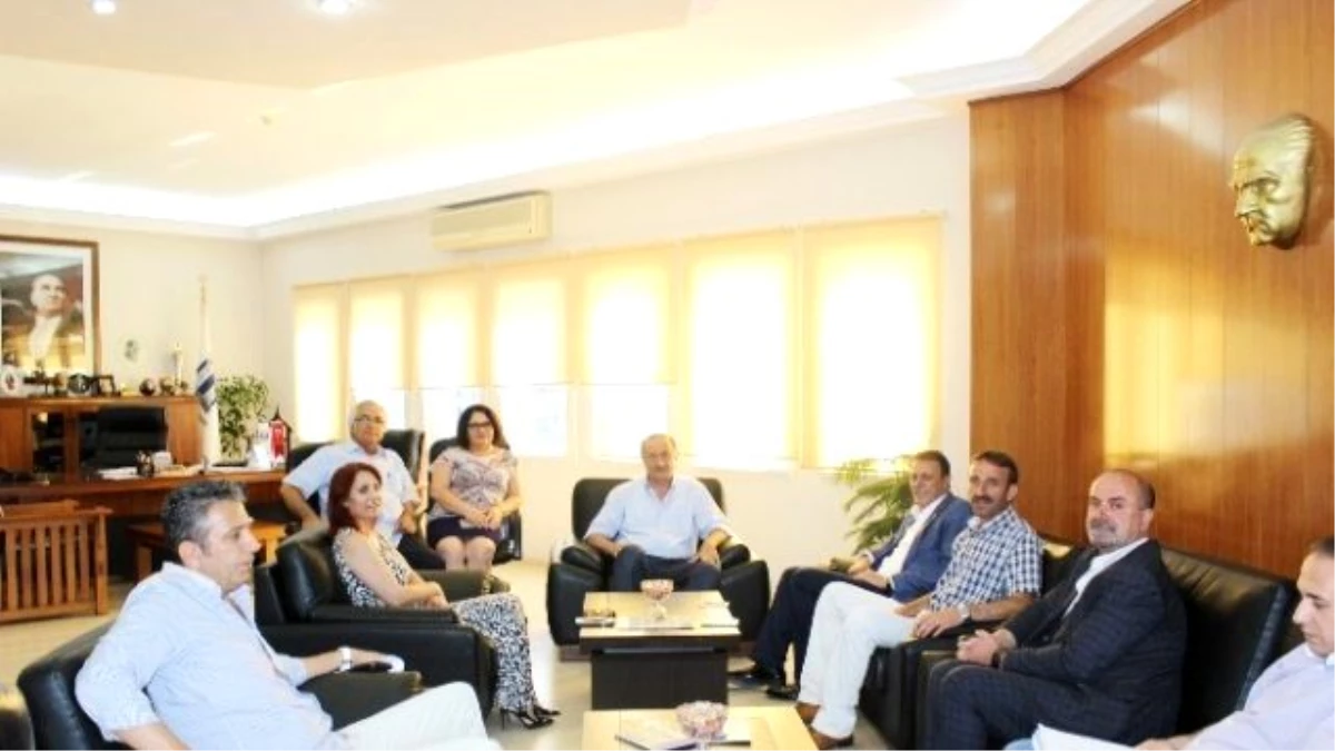 CHP\'li Hüseyin Yıldız\'dan Belediye Başkanı Atabay\'a Ziyaret