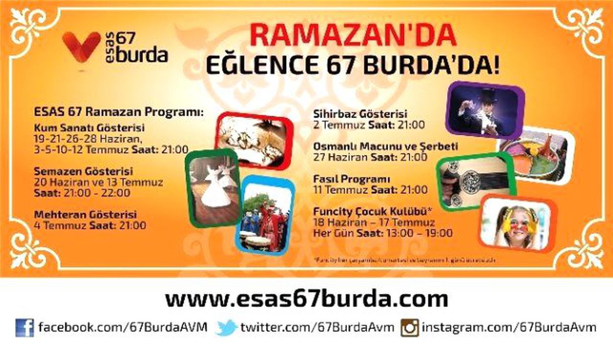 Esas 67 Burda Alışveriş Merkezi\'nde Ramazan Sürprizleri Tüm Hızıyla Devam Ediyor