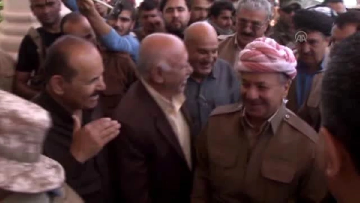 Ikby Başkanı Barzani, Kerkük\'ü Ziyaret Etti