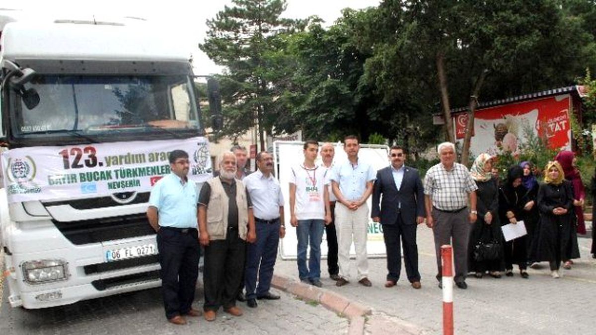 Nevşehir\'den Bayır-Bucak Türkmenlerine Bir Tır Dolusu Yardım