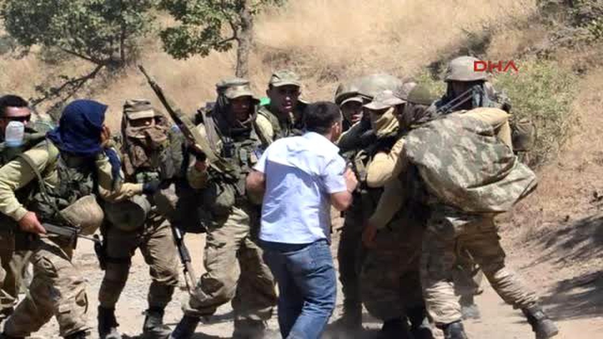 Şırnak Hdp Milletvekili Encü ile Askerler Arasında Gerginlik