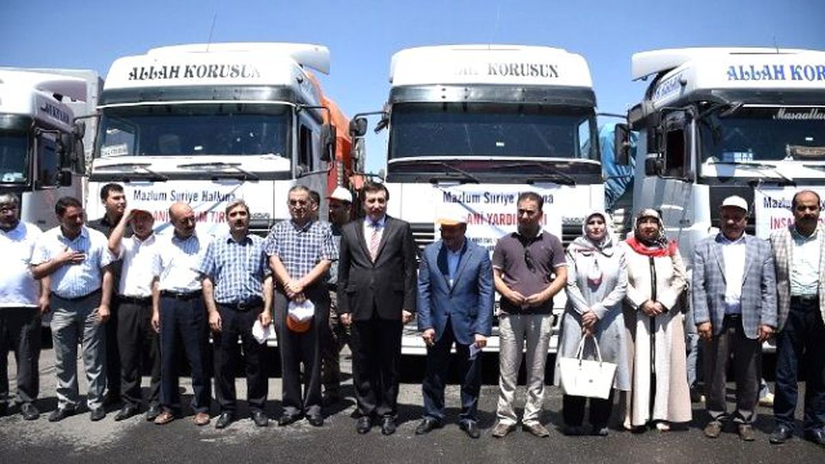 Suriye\'ye 4 Tır Yardım