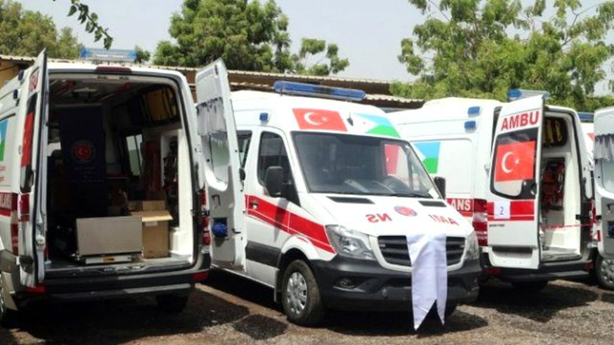 TİKA\'dan Cibuti\'ye 6 Adet Tam Teşekküllü Ambulans