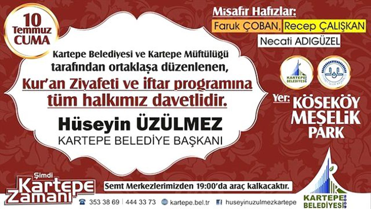 Üzülmez\'den İftara Davet