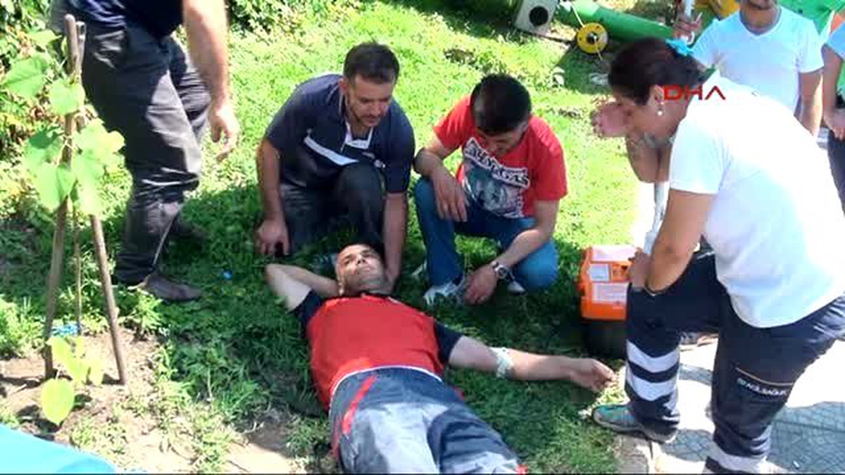 Zonguldaktente Ustası İş Kazasında Yaralandı