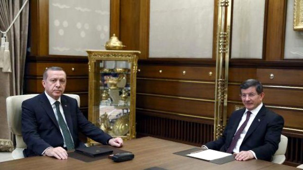 Cumhurbaşkanı Erdoğan, Başbakan Davutoğlu\'nu Kabul Etti