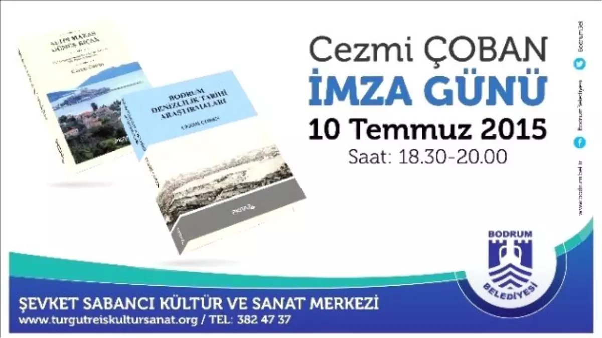 Bodrum Belediyesi Personelinden İki Kitaplı İmza Günü