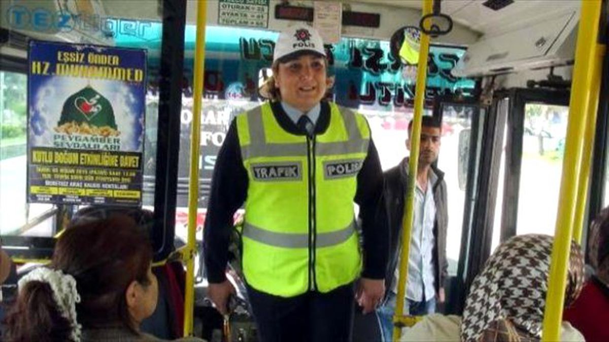 Giresun'da Toplu Taşıma Araçları Sivil Polislerle Denetleniyor