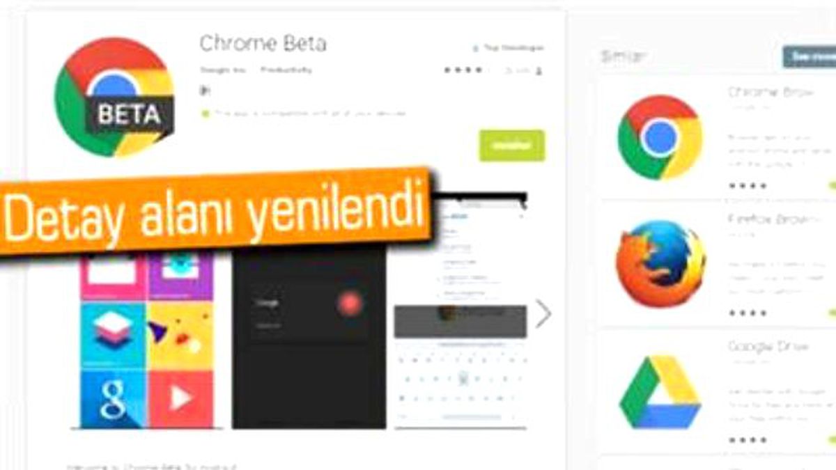 Google Play Store\'un Web Arayüzü Değişiyor