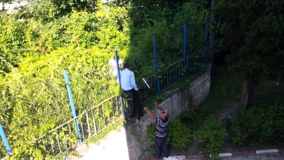 Kanala Düşen Köpek 2 Gün Sonra Kurtarıldı