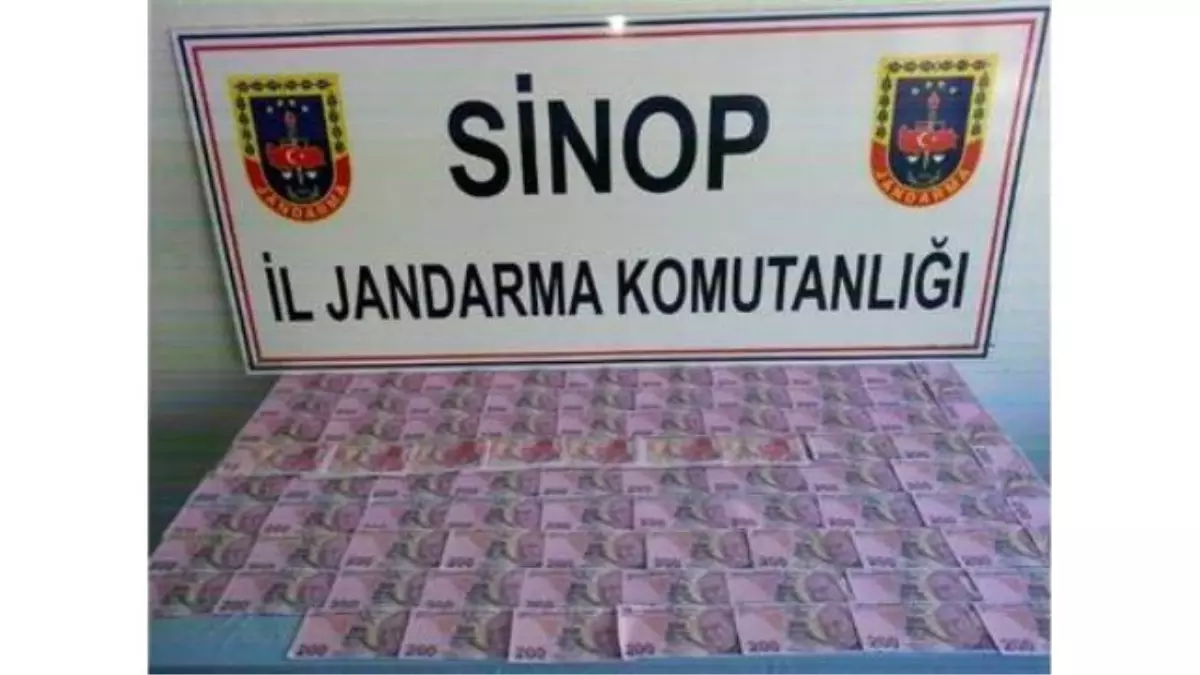 Sinop\'ta Sahte Banknot Ele Geçirildi