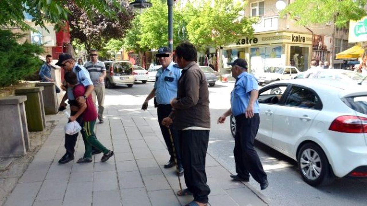 Aksaray\'da Dilenci Operasyonu