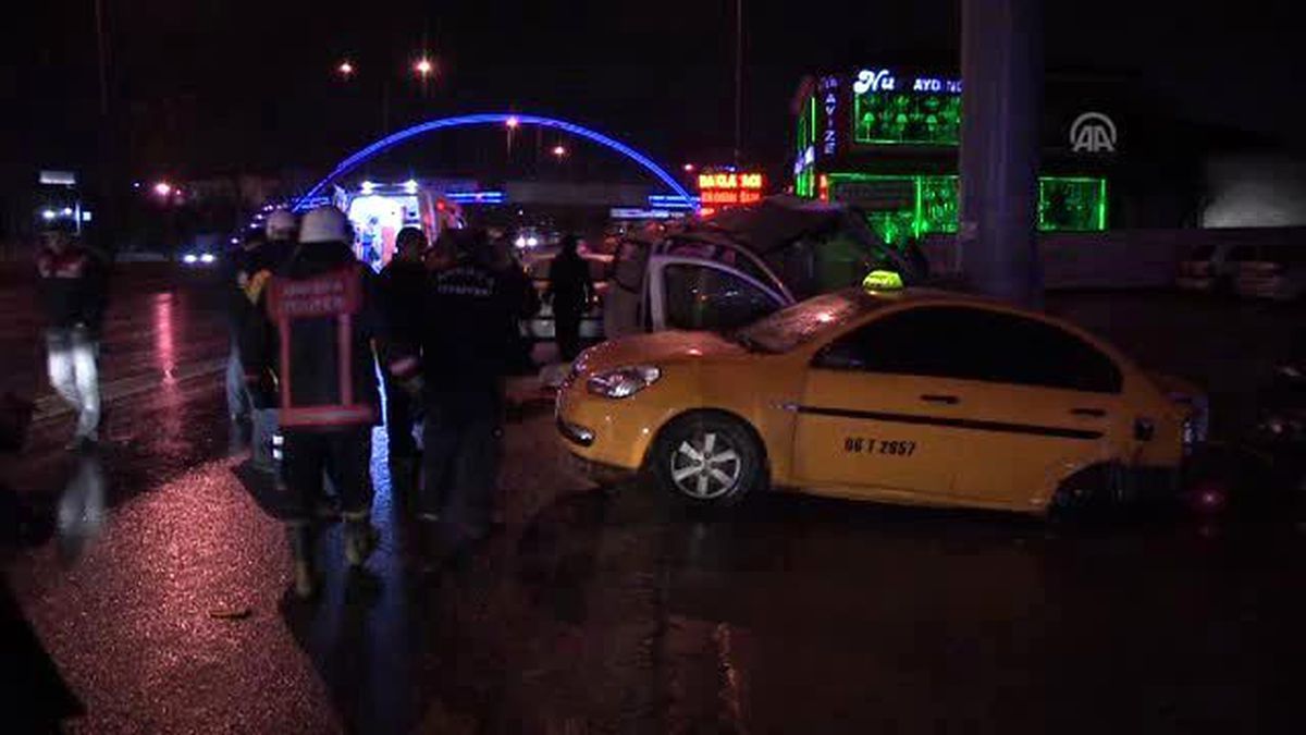 Ankara\'da Trafik Kazaları: 1 Ölü, 7 Yaralı