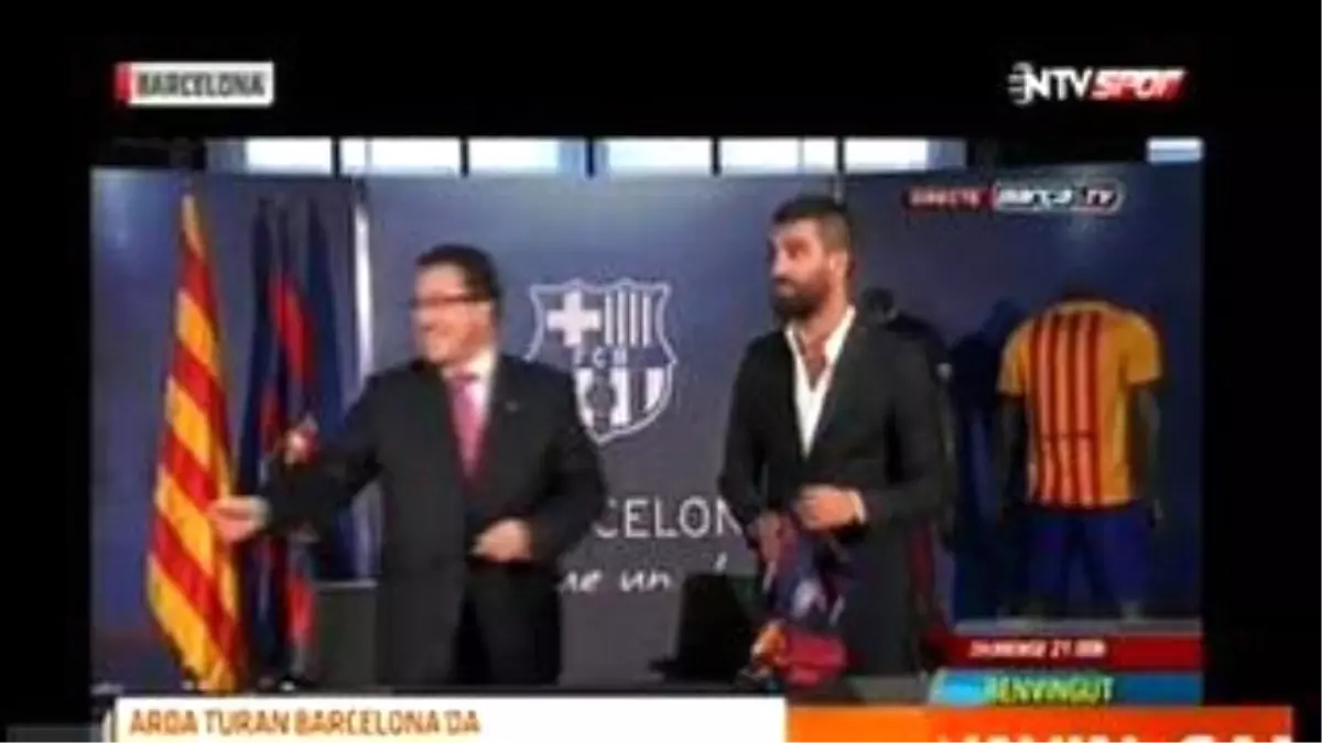 Arda Resmen Barcelona\'da!