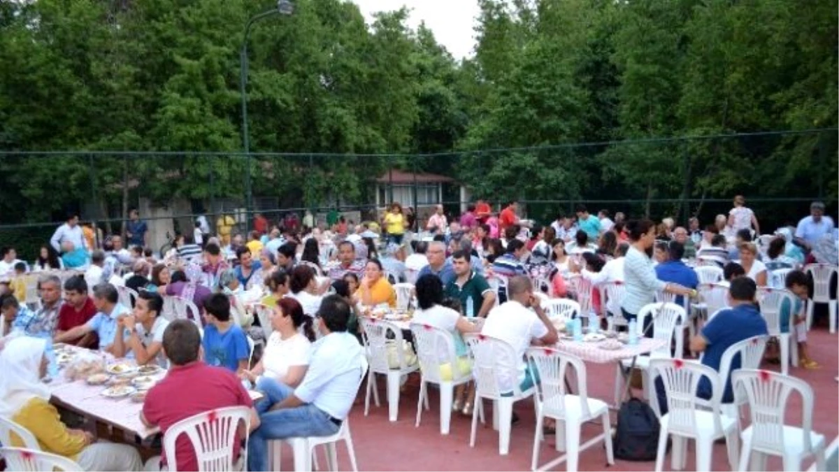 Dalaman Ormanda İftar Yemeği ve Plaket Töreni