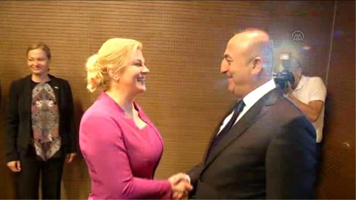 Dışişleri Bakanı Çavuşoğlu Hırvatistan\'da