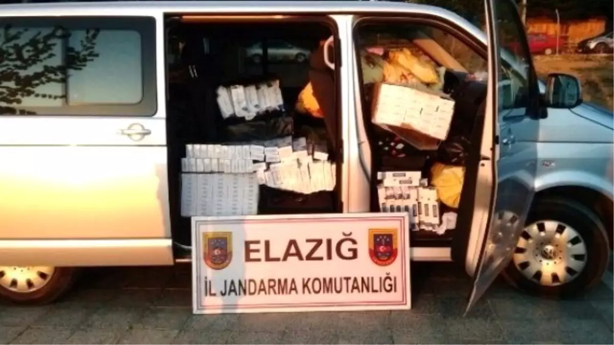 Elazığ\'da 20 Bin Paket Kaçak Sigara Ele Geçirildi