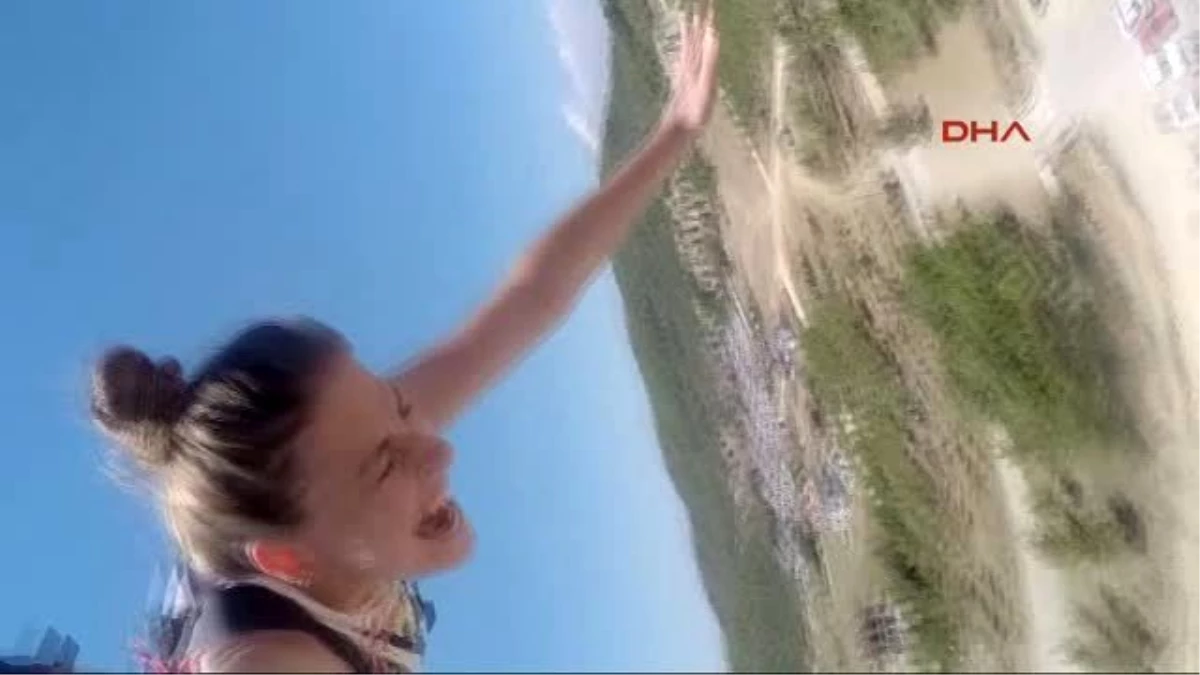 Fethiye\'de Bungee Jumping Heyecanı