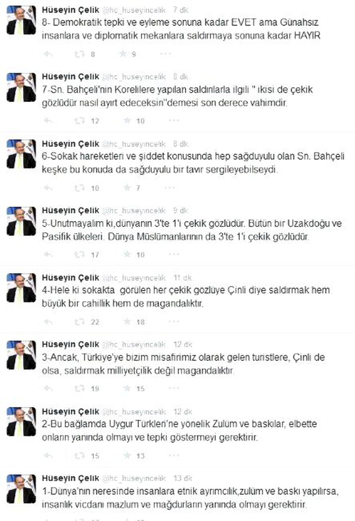 Hüseyin Çelik'ten 'Çekik Gözlü' Tepkisi: Cahillik ve Magandalık