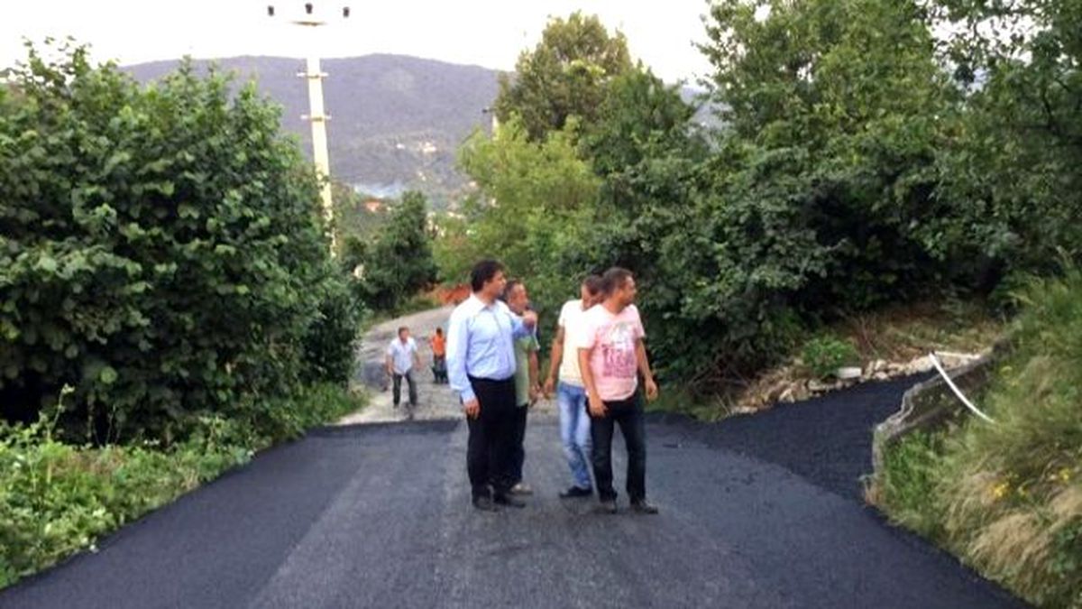 Kozlu\'da Kaplama Çalışmaları Devam Ediyor