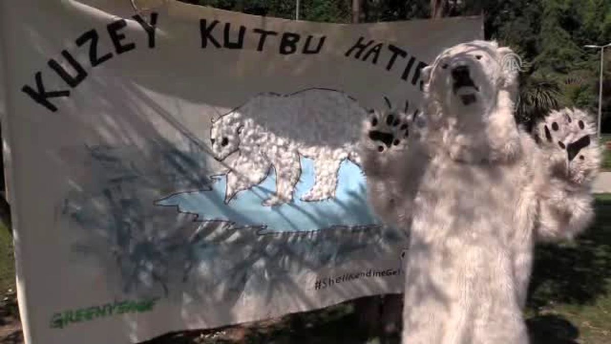 Greenpeace Gönüllüleri, Petrol Arama Protestosu Yaptı