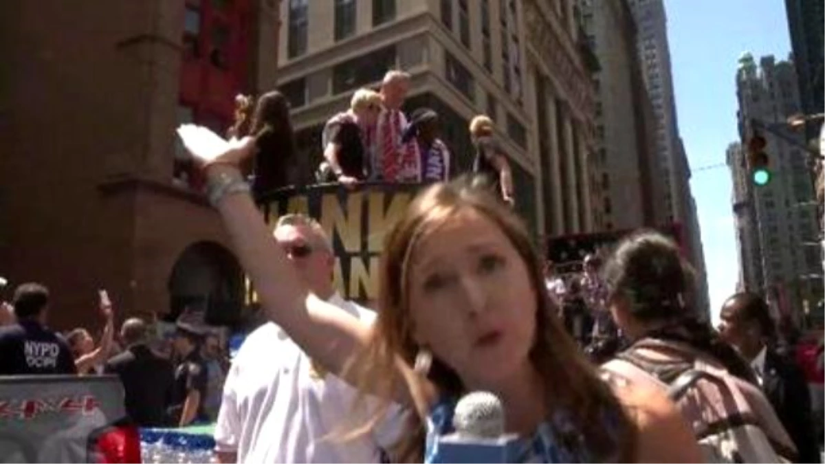 We Love You, Alyssa!\': One Reporter\'s Mission To Rally Parade Support For US Women\'s World Cup...