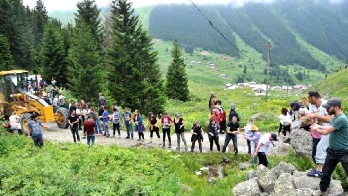 Rize\'de "Yeşil Yol" Gerginliğine Komando da Katıldı
