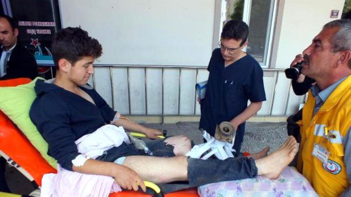 Ayağını Çapa Makinesine Kaptırdı